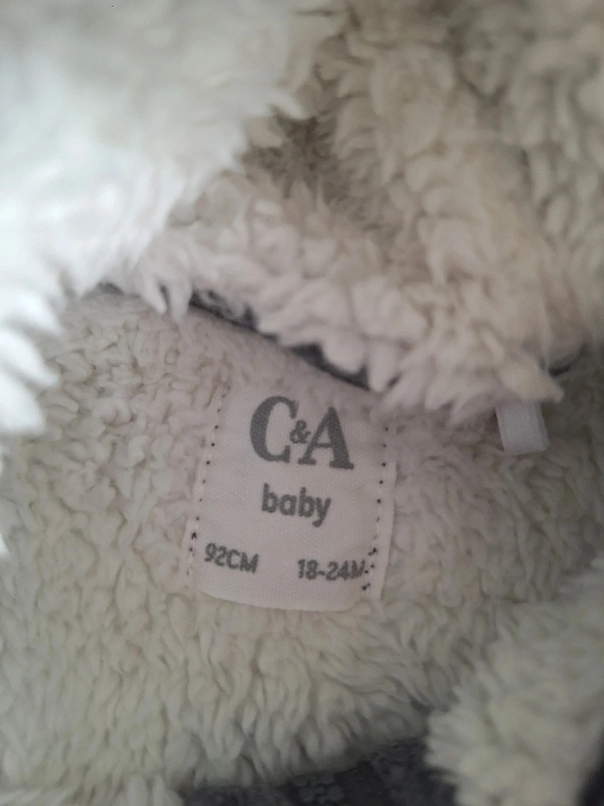 Warme jas 18-24m C&A met oren – photo 2